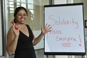 Maria Gallegos photo - Solidarity Forever