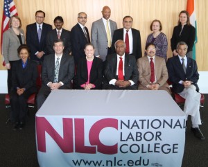 Photo of NLC staff and delegation from India
